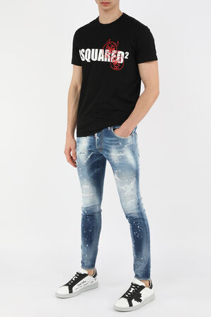 מכנסי ג'ינס סופר טווינקי בשטיפה בינונית DSQUARED2
